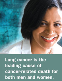 lung cancer warning message